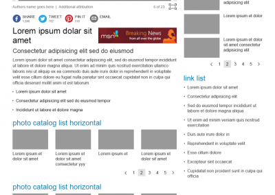 MSN Channel template