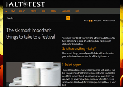 Alt-Fest music festival website (4 of 5)
