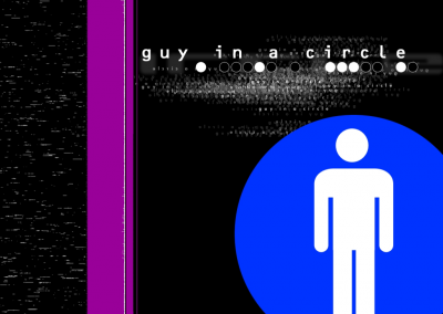 guy in a cirle albumn art