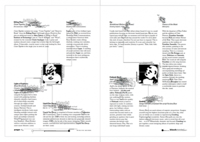 Black Monday Magazine layout (1 of 2)
