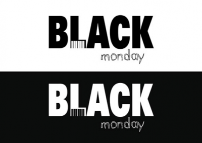 Black Monday Magazine branding