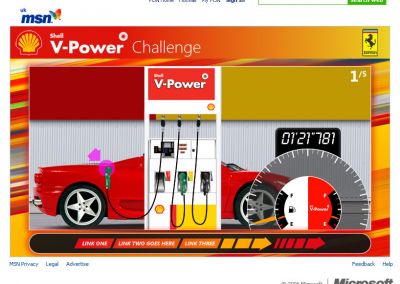 Shell V-Power Challenge game design (2 of 2)