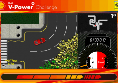Shell V-Power Challenge game design (1 of 2)