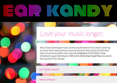 Earkandy website (2 of 2)
